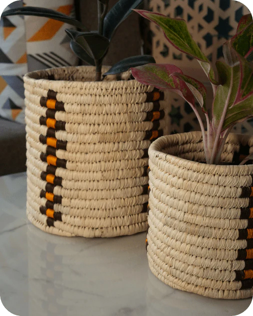 Sabai Grass Planters | Set of 2 - Image 10