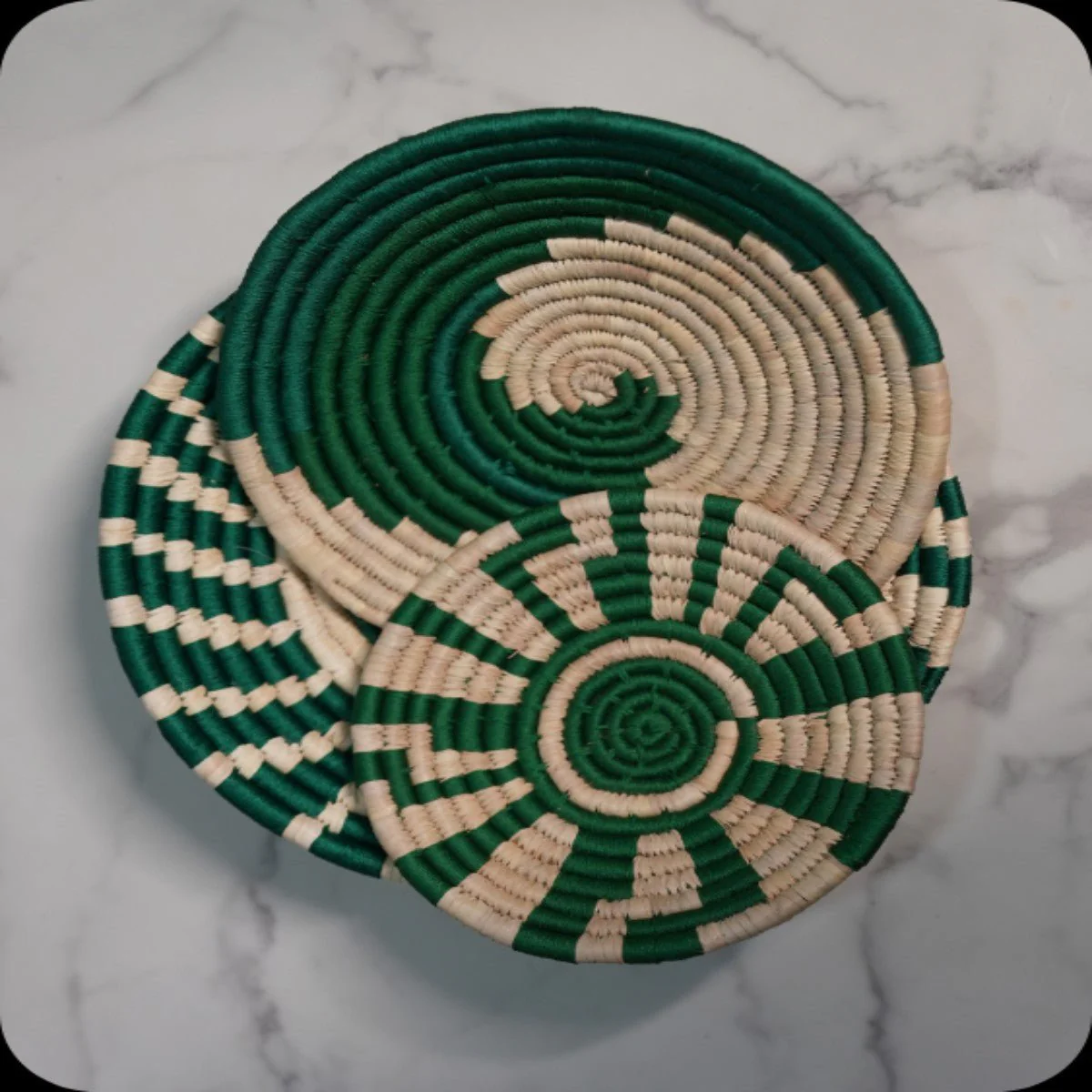 Sabai Grass Wall Plates | Set of 3 - Image 12