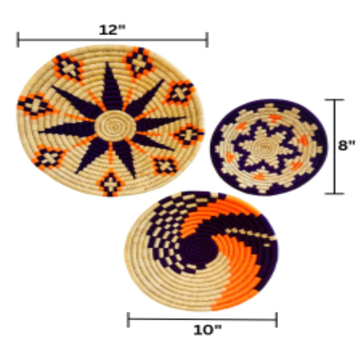 Sabai Grass Wall Plates | Set of 3 - Image 23