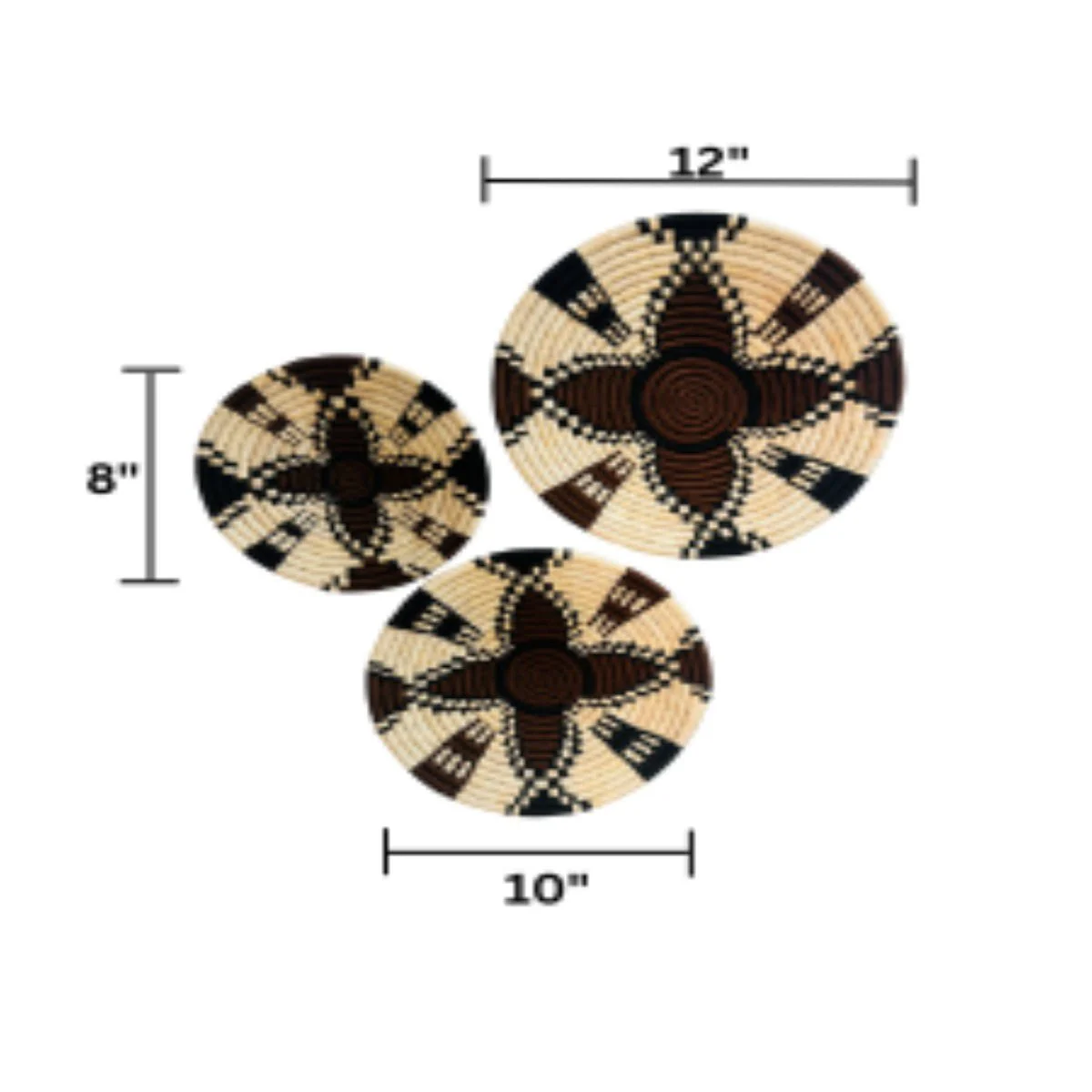 Sabai Grass Wall Plates | Set of 3 - Image 27
