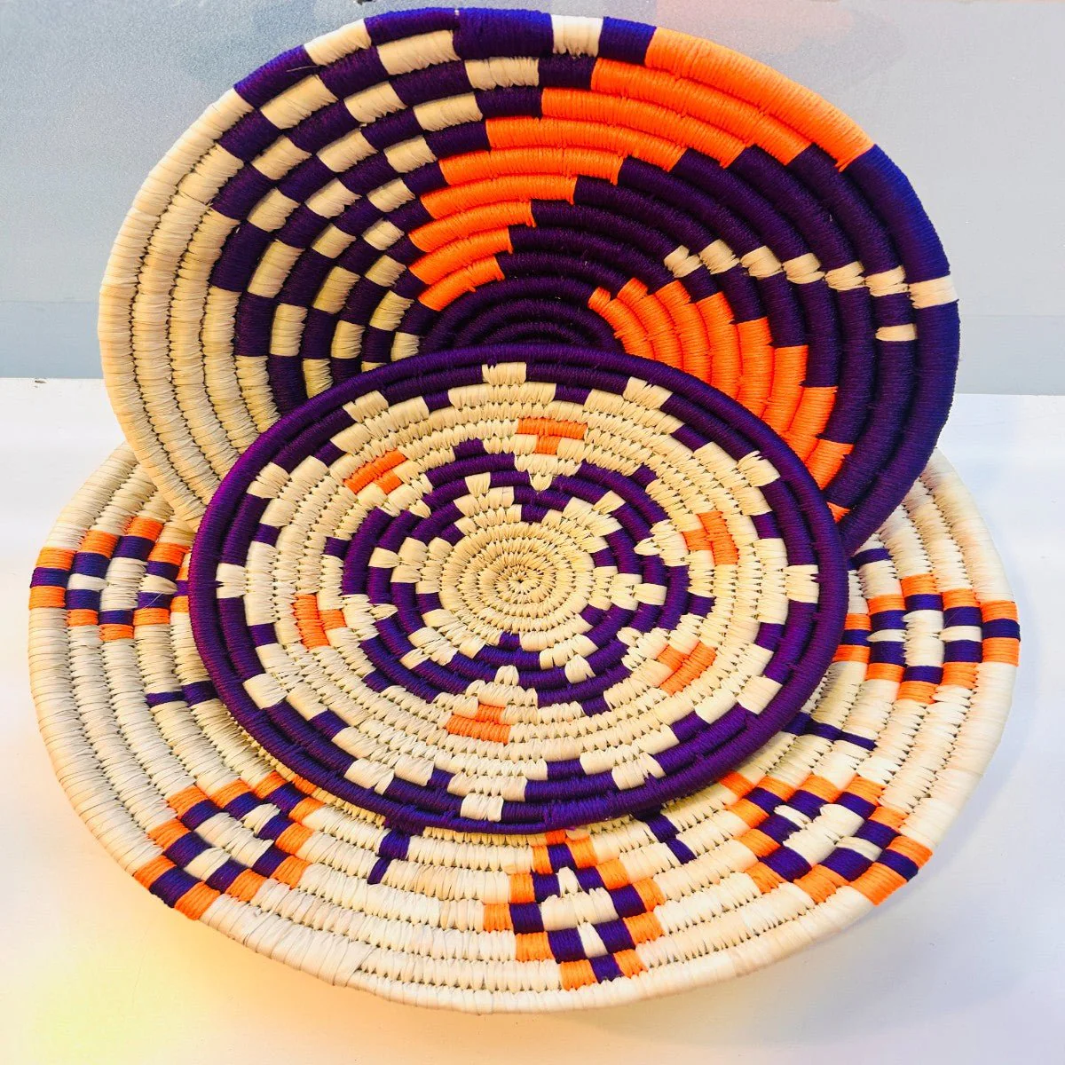 Sabai Grass Wall Plates | Set of 3 - Image 30