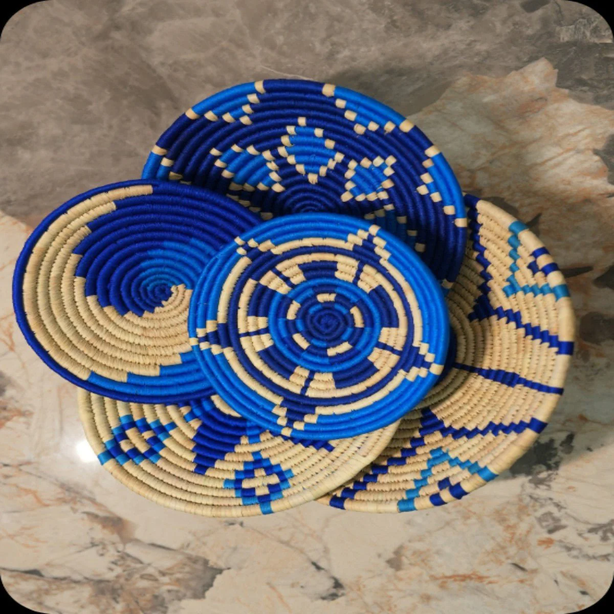 Sabai Grass Wall Plates | Set of 5 - Image 11