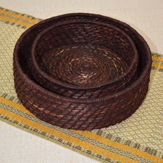 Sabai & Jute Round Utility Baskets (Set of 2) - Image 11