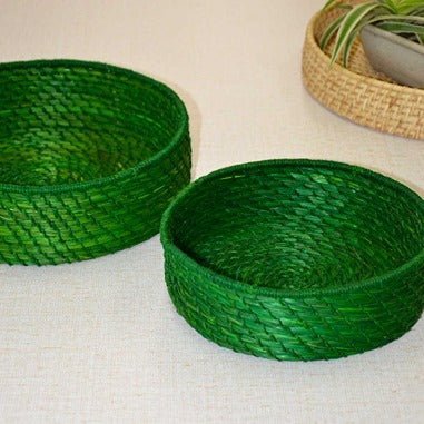 Sabai & Jute Round Utility Baskets (Set of 2) - Image 13