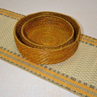Sabai & Jute Round Utility Baskets (Set of 2) - Image 18
