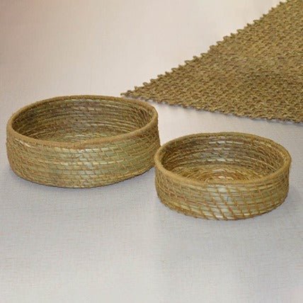 Sabai & Jute Round Utility Baskets (Set of 2) - Image 19