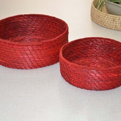 Sabai & Jute Round Utility Baskets (Set of 2) - Image 25