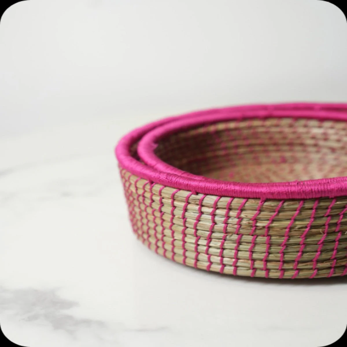 Sabai Multi-purpose Grass Basket |  Set of 2 - Image 4