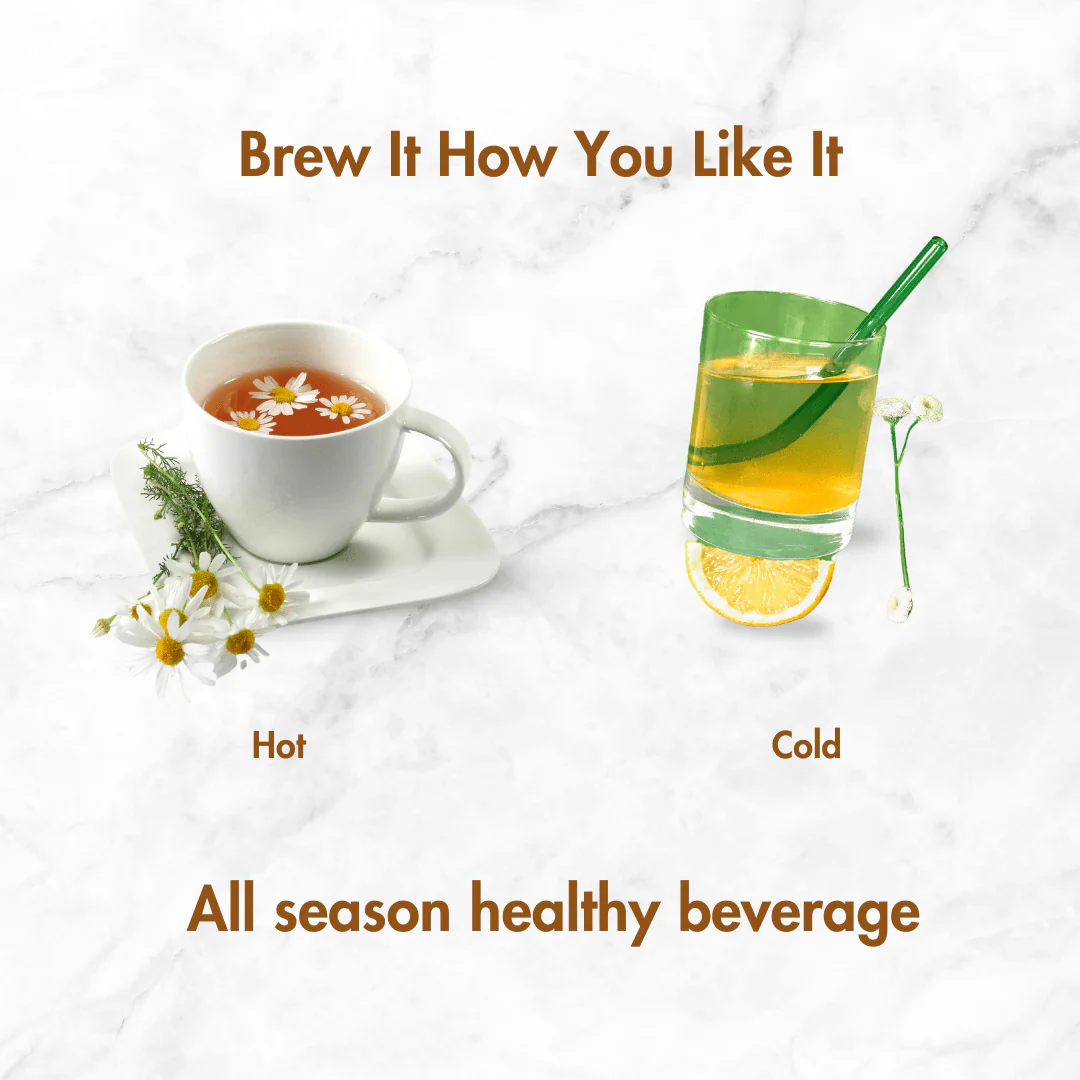 Lemongrass Chamomile Herbal Tea Flowers 40g | Calming Floral Tea - Image 4
