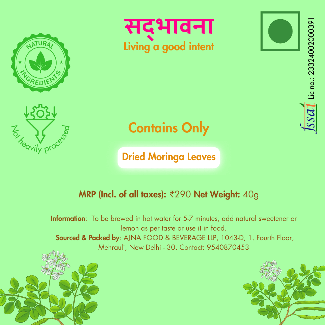 Multipurpose Moringa Tea Leaves (40g) | Pure Dried Moringa - Image 6