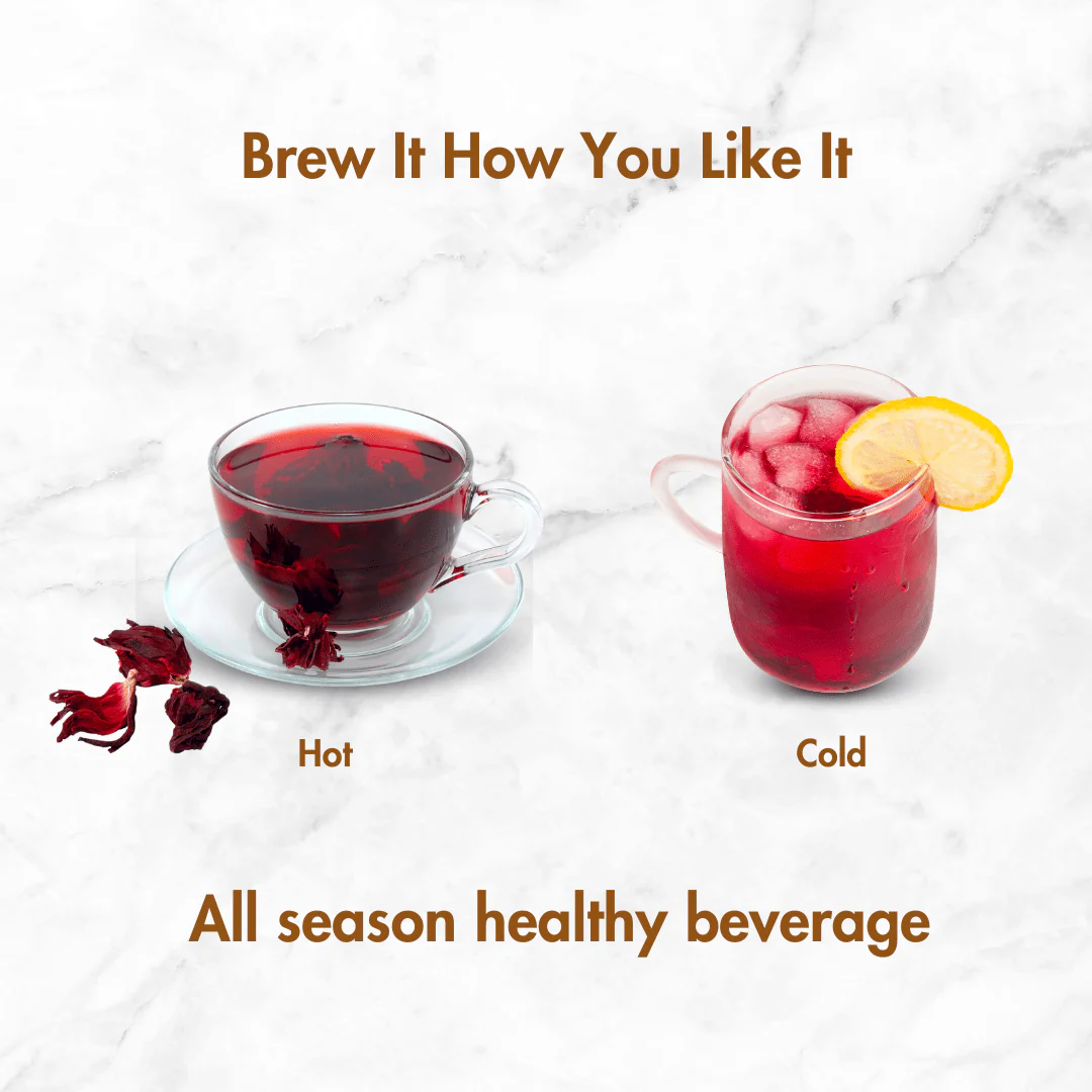 Rose Hibiscus Rhododendron Flower Tea 40g | Natural Floral Blend - Image 3