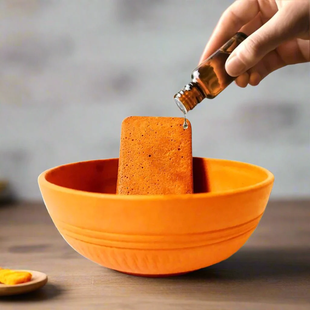 Sandalwood Vanilla Claystone Aroma Diffuser - Long-Lasting Scent - Image 2