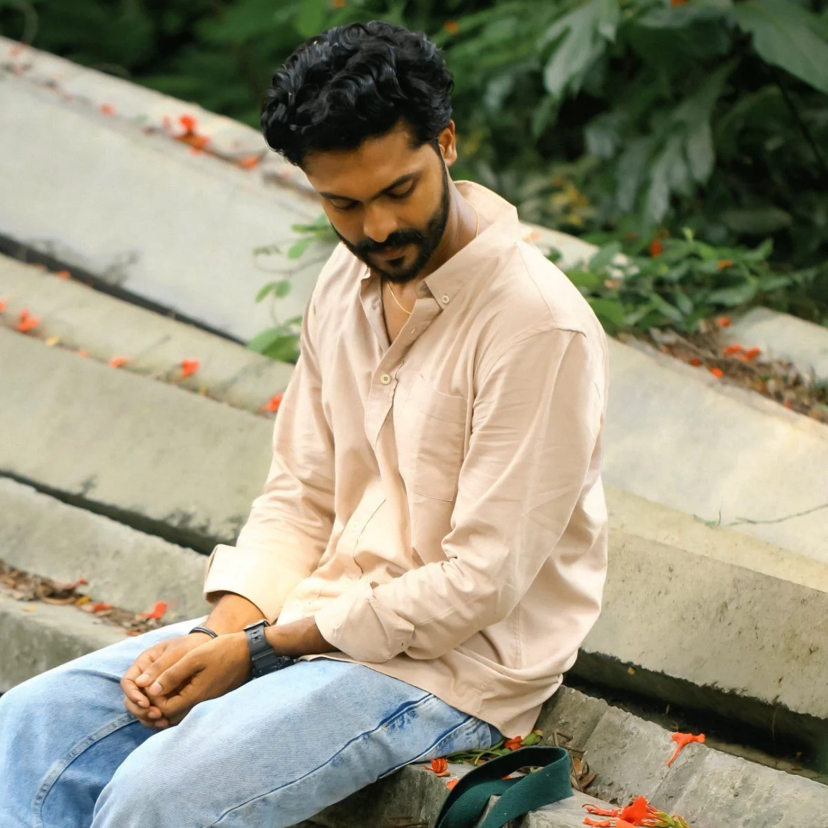 Men's Sandstone Cotton Casual Shirt - Image 5