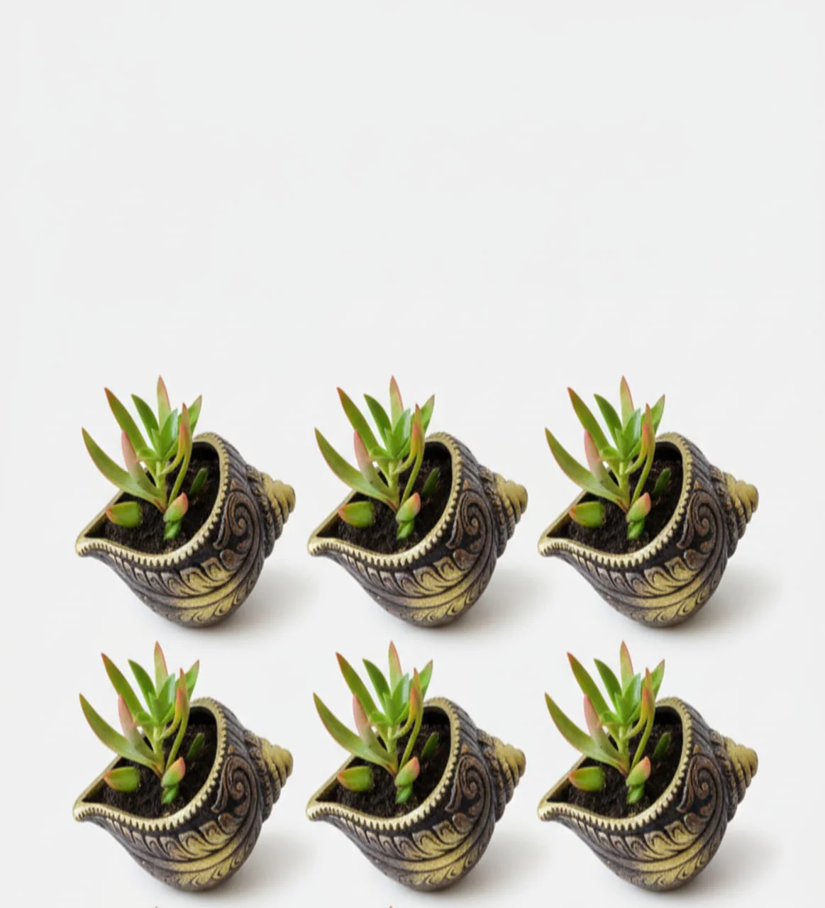 Sankh Planter 5 Inch | Decorative Terracotta Indoor & Outdoor Pot - Image 12