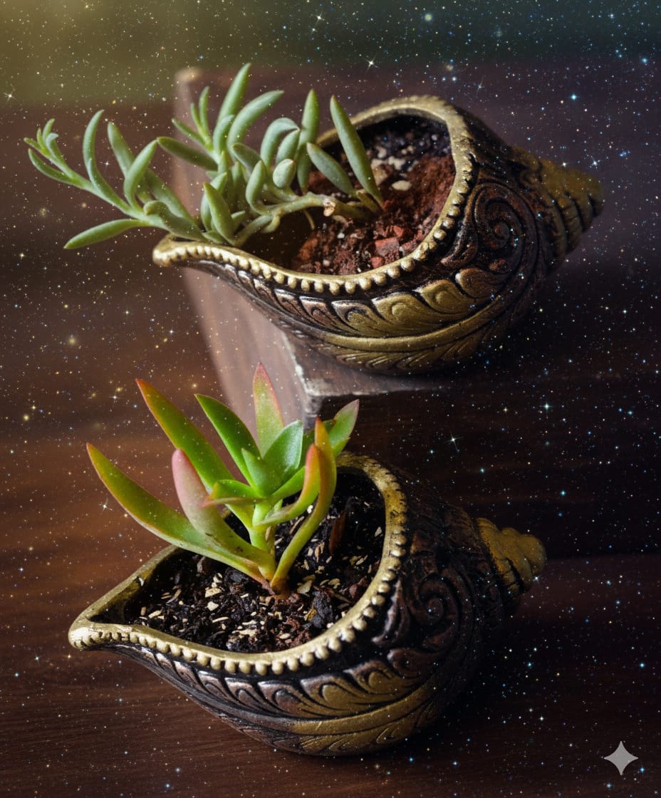 Sankh Planter 5 Inch | Decorative Terracotta Indoor & Outdoor Pot - Image 9