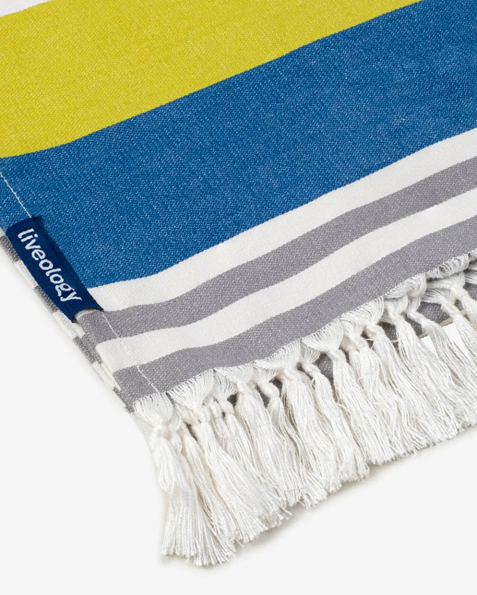 Bamboo & Ctton Blend Woven Everyday Bath Towel | Santorini - Image 3