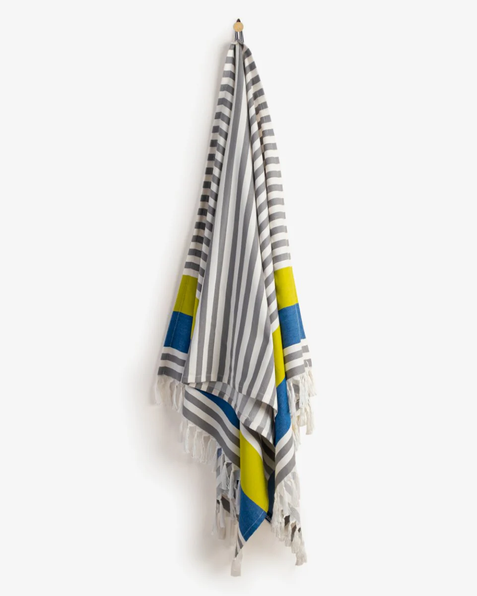 Bamboo & Ctton Blend Woven Everyday Bath Towel | Santorini - Image 4