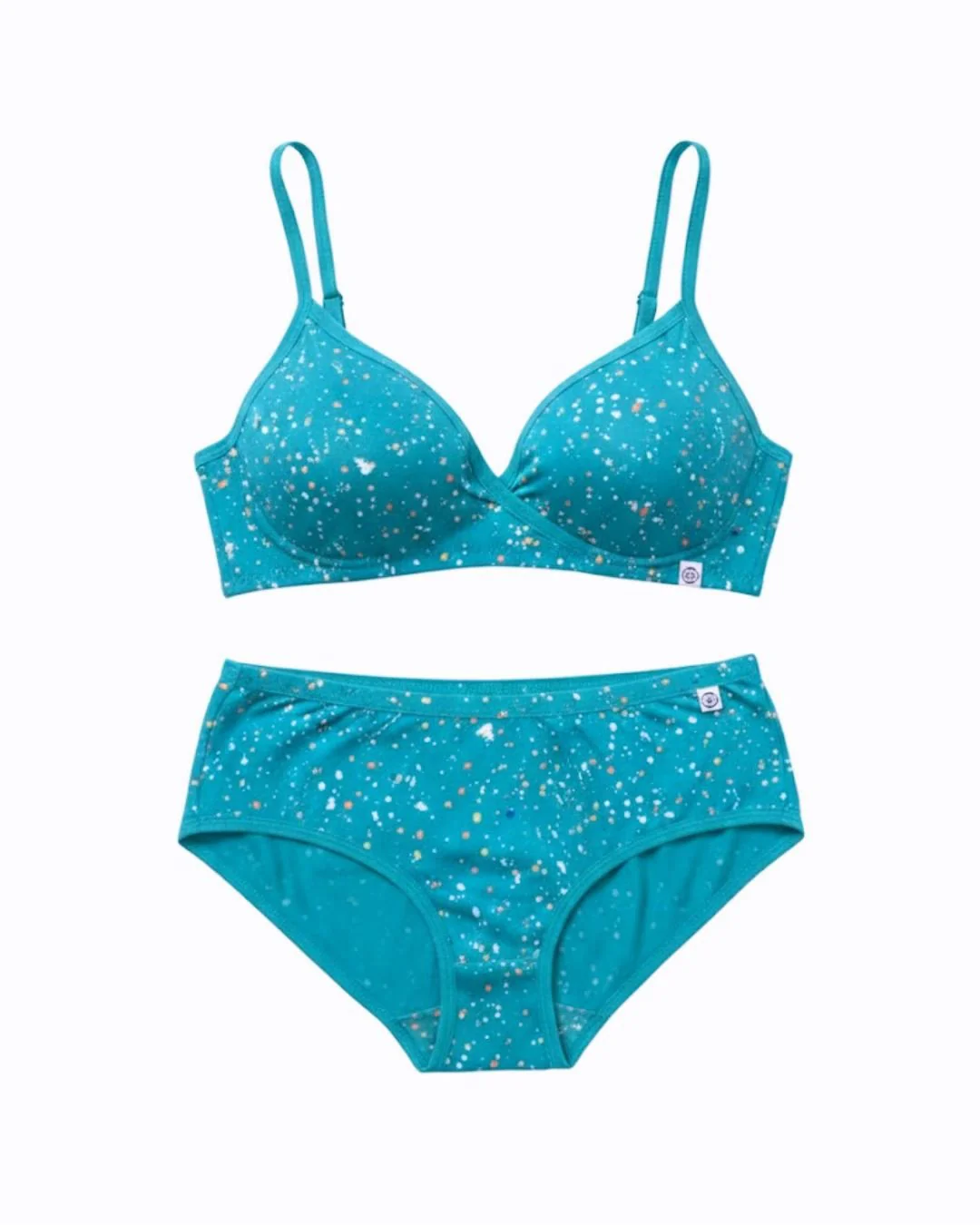 Sapphire Cotton Lingerie Set