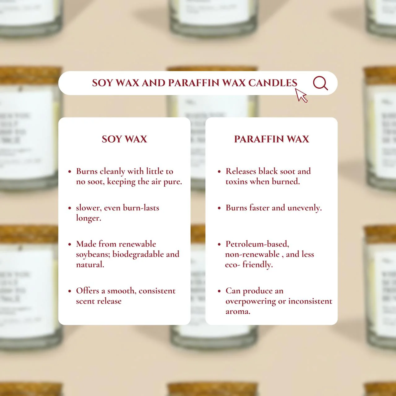 English Oak Moss Scented Soy Wax Candle - Image 3