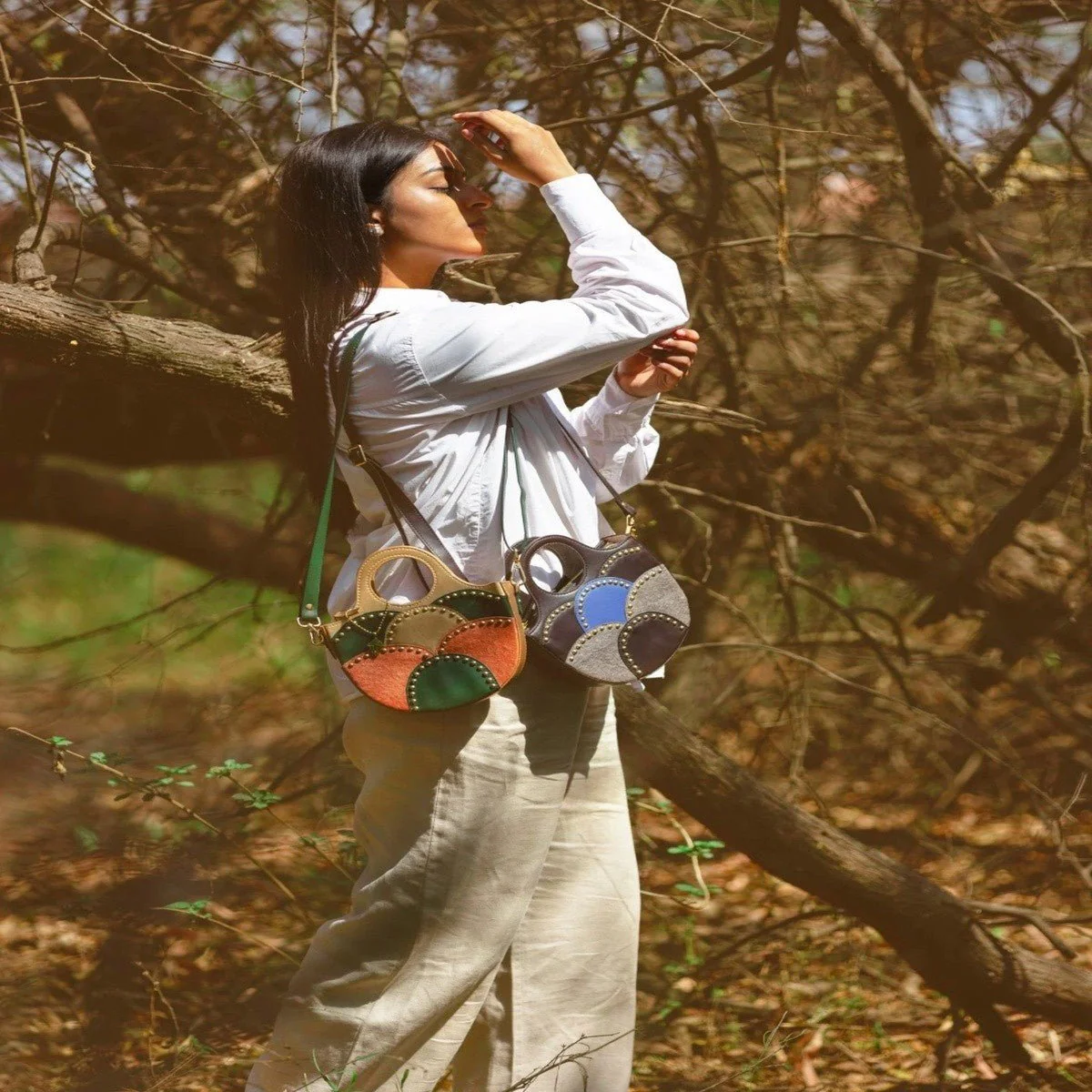 Savannah Vegan Leather Sling - Image 5