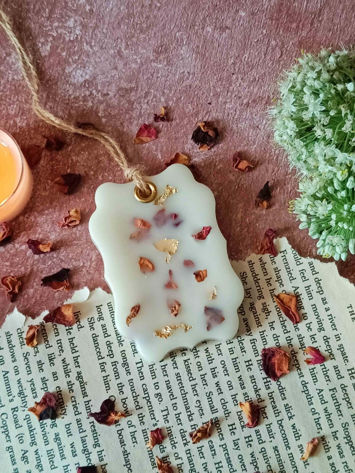Scented Soywax Air Freshener Sachet- Rectangular Frame 30g - Image 4