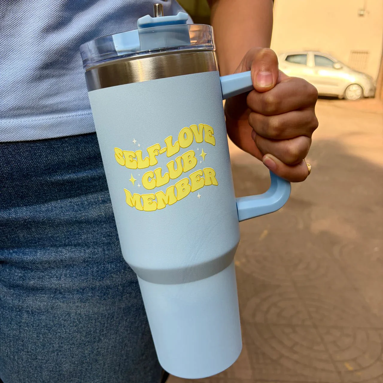 Self Love Club Member Tumbler | Reusable Insulated Drinkware - Image 3