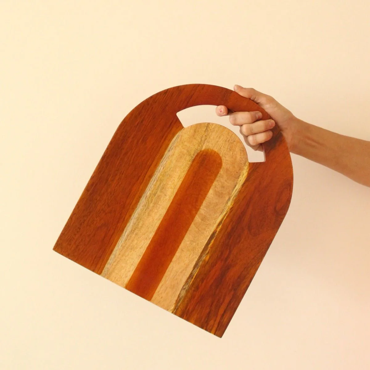 Semi-elongated Wooden Platter - Image 2