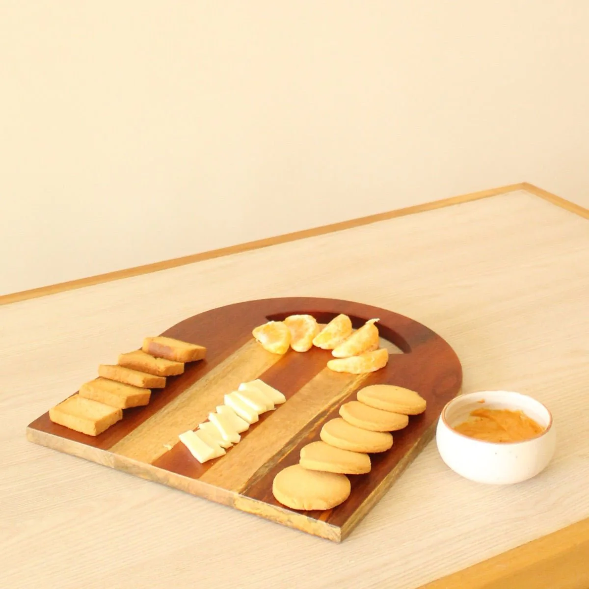 Semi-elongated Wooden Platter - Image 3