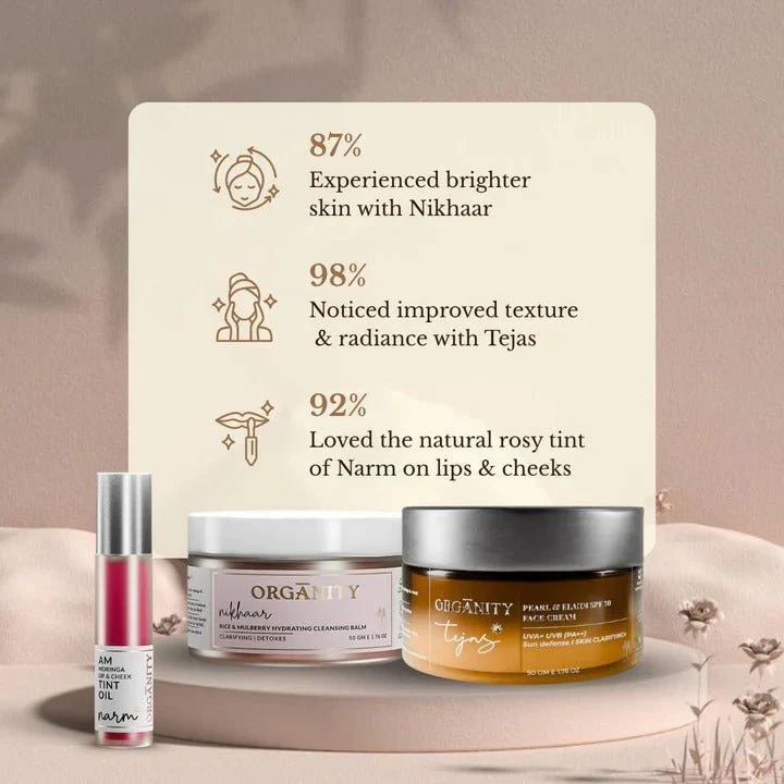Sensitive Skin Care Trio | Gentle Cleanse + SPF + Lip & Cheek Tint - Image 3