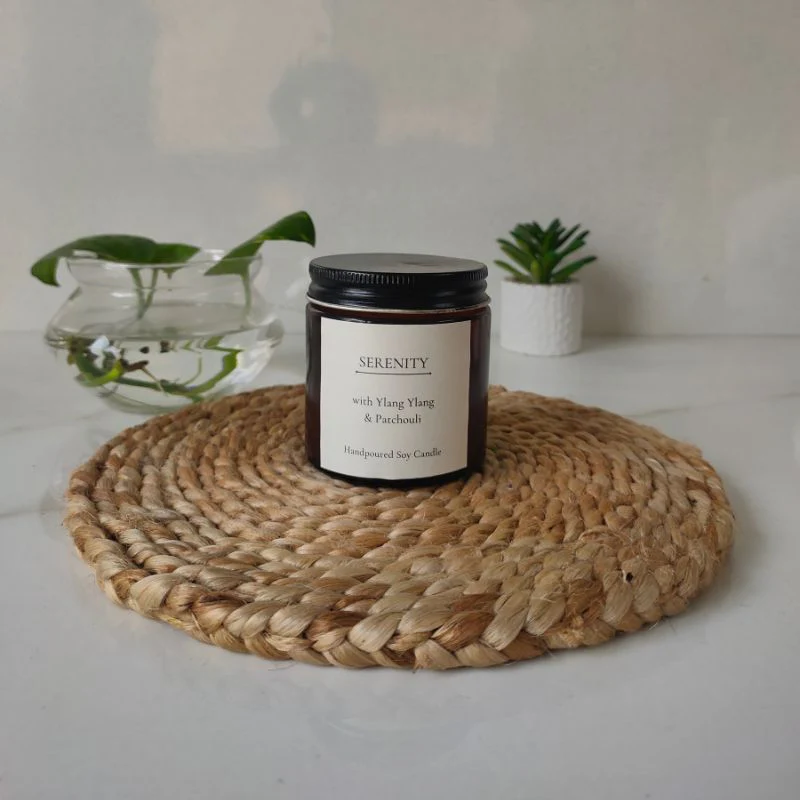 Serenity Scented Soy Wax Candle – Natural & Long-Lasting - Image 5