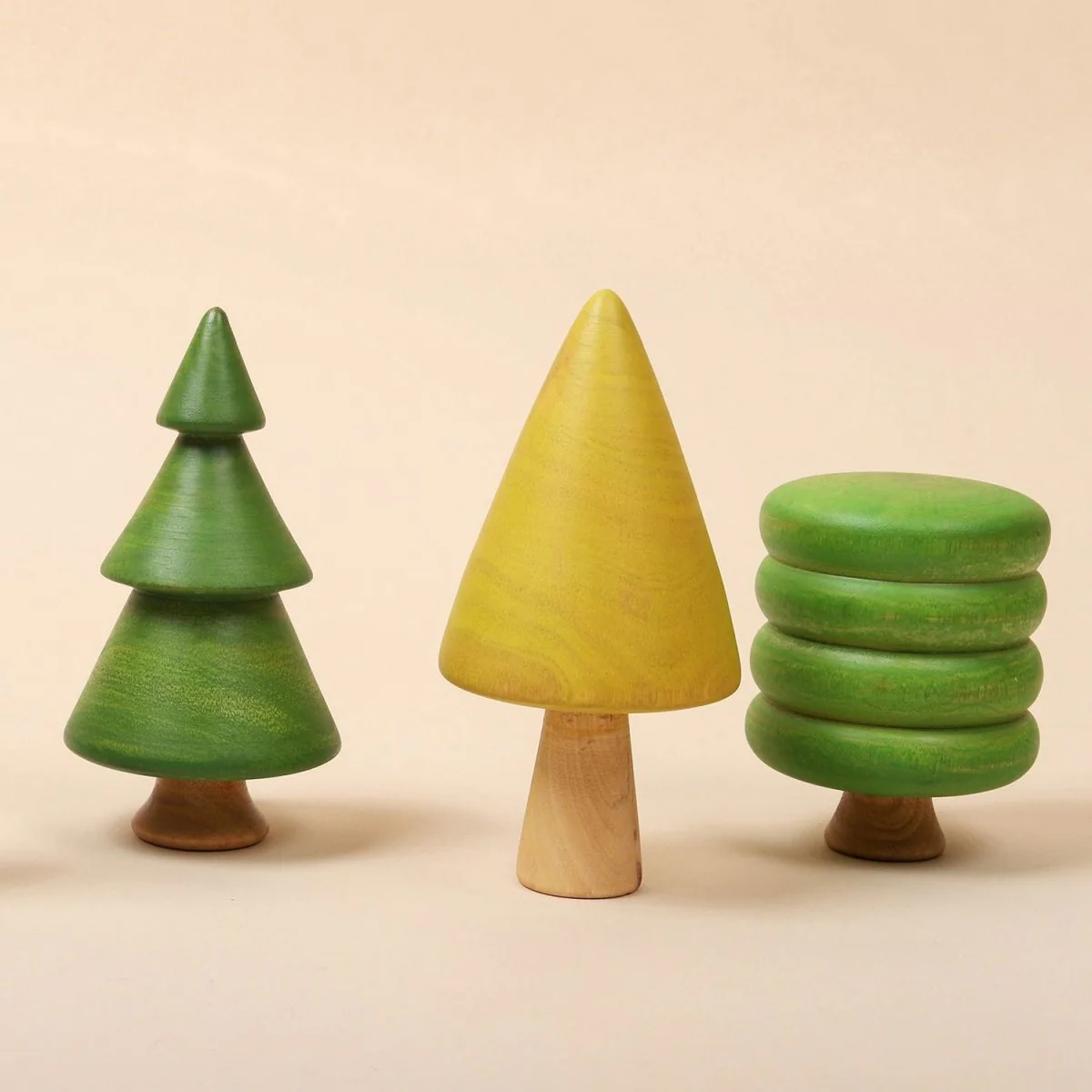 Set A Forest Trees – 6-Piece Wooden Nature Toy - Image 4
