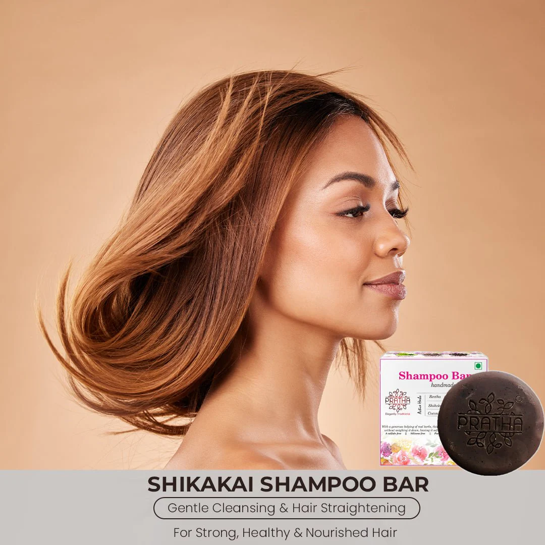 Shampoo Bar with Shikakai, Reetha, Amla, Bhringraj, Coconut & Hibiscus - Image 3