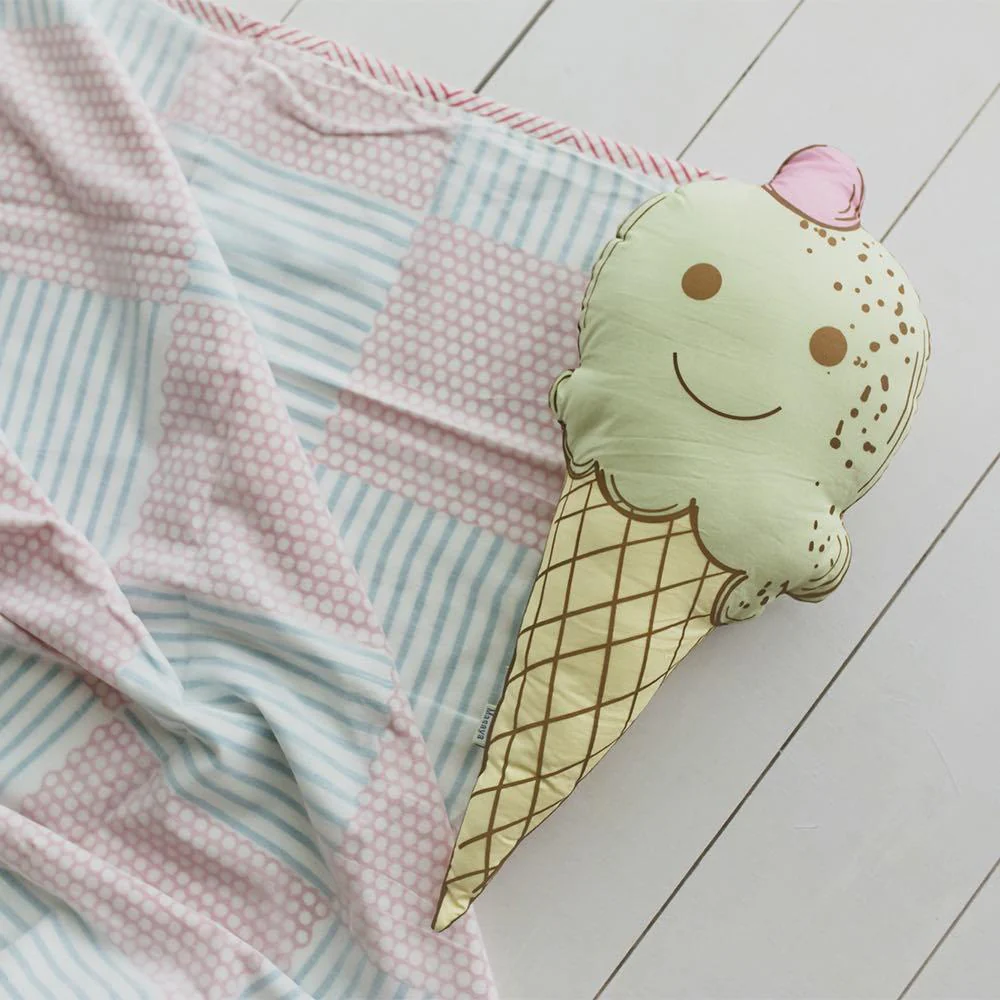 Shape Cushions - Ice Cream - Green Big