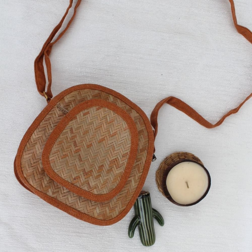 Shital Pati & Jute Sling Bag - Image 2