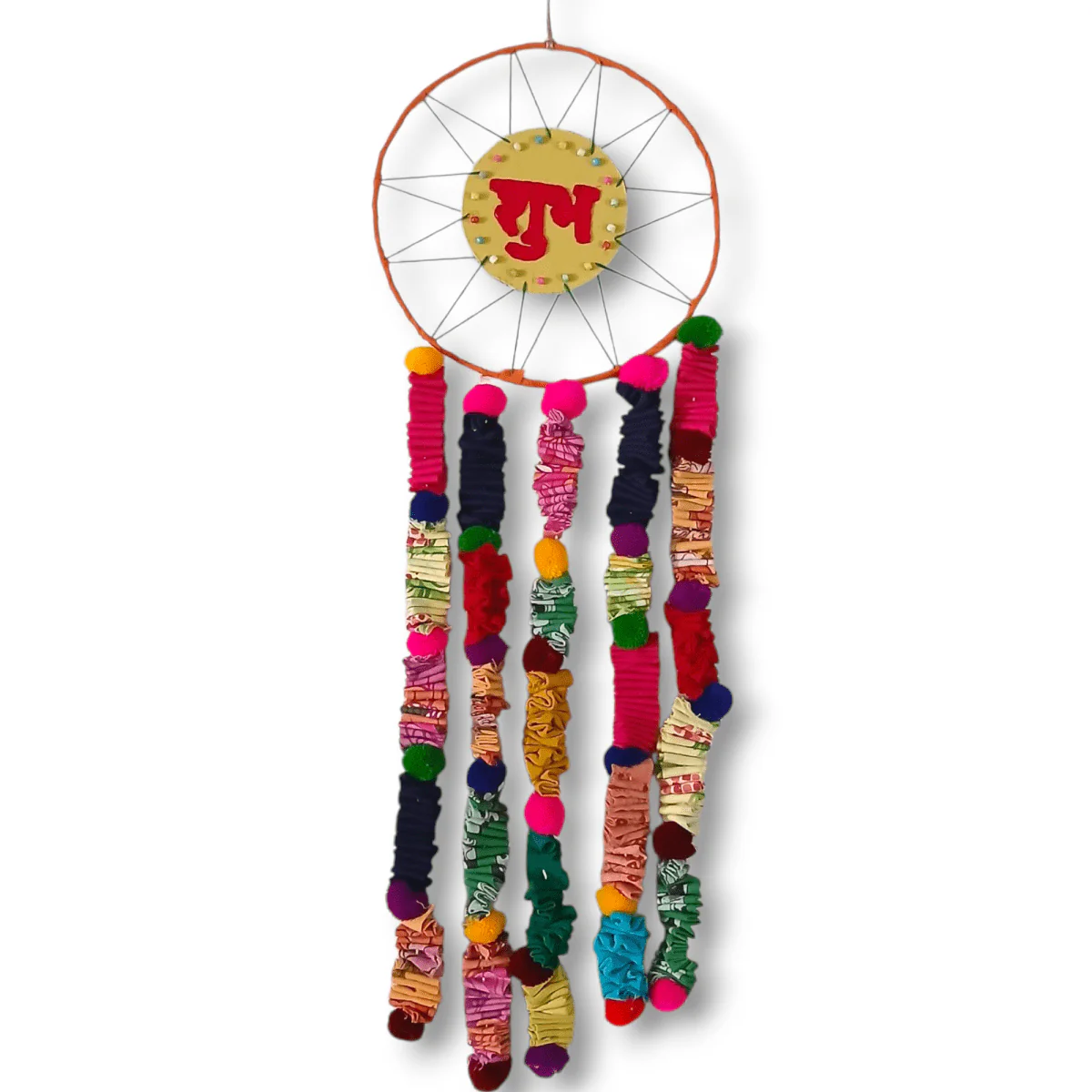 Shubh-Labh Dreamcatchers (Party Prop Festive Hanging Decoration) (Set of 2) - Image 3