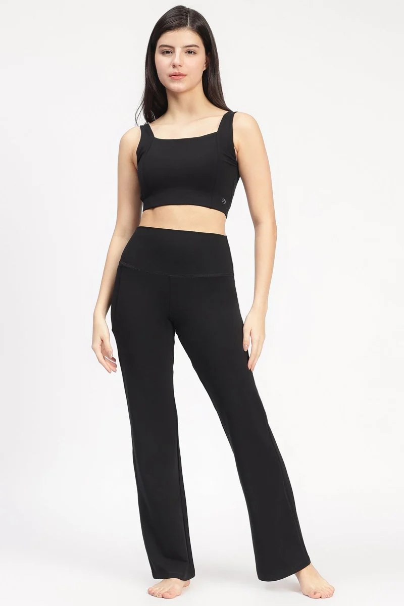 Sienna Flare Yoga Pants – Flattering Fit, Comfortable Natural Fabric - Image 5