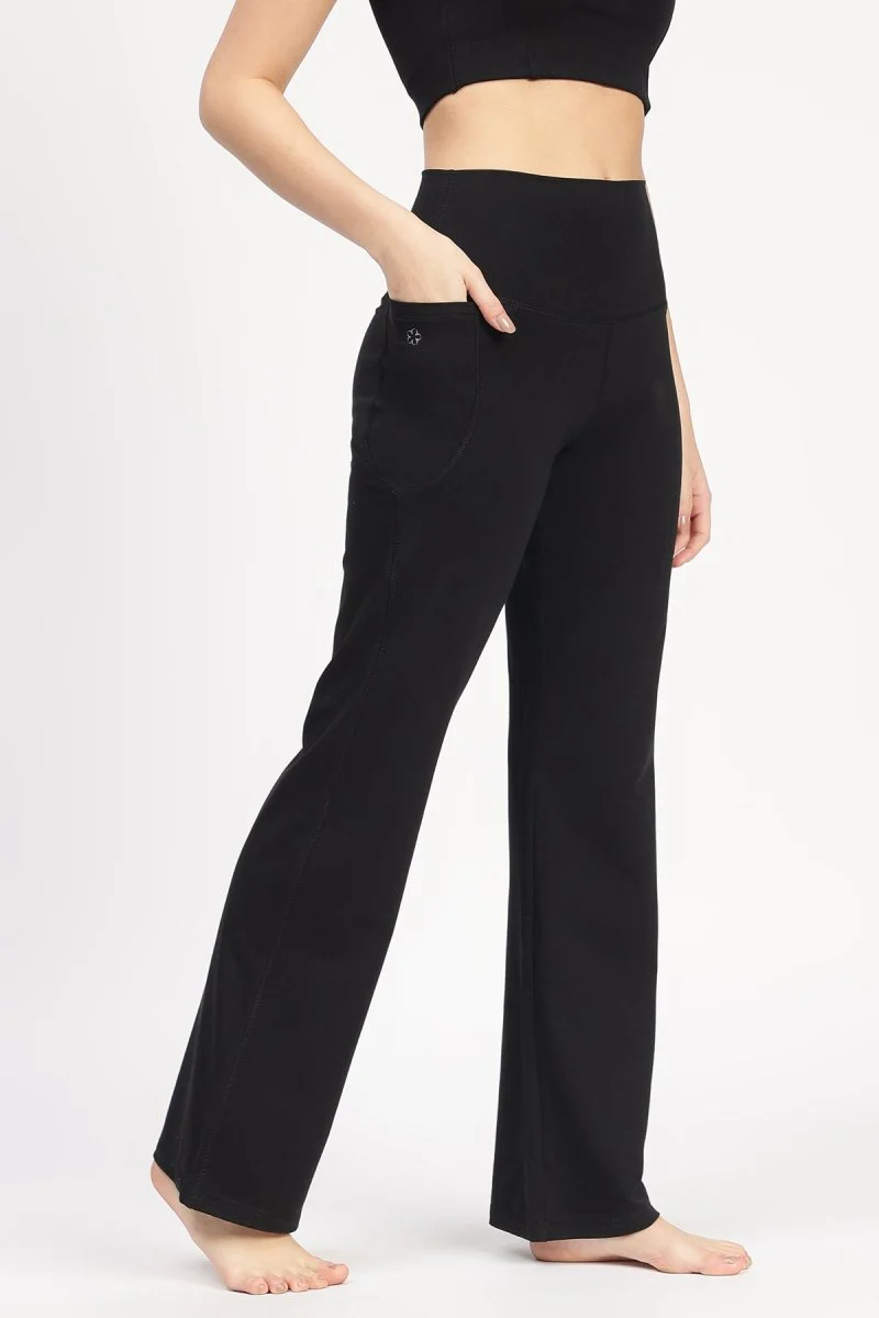 Sienna Flare Yoga Pants – Flattering Fit, Comfortable Natural Fabric - Image 6