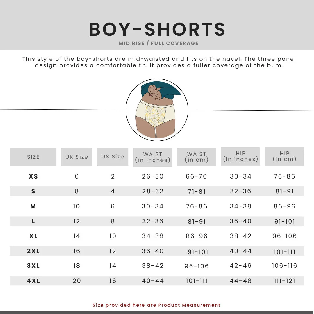 Sky Lantern Biowashed Organic Cotton Boy-Shorts - Image 4