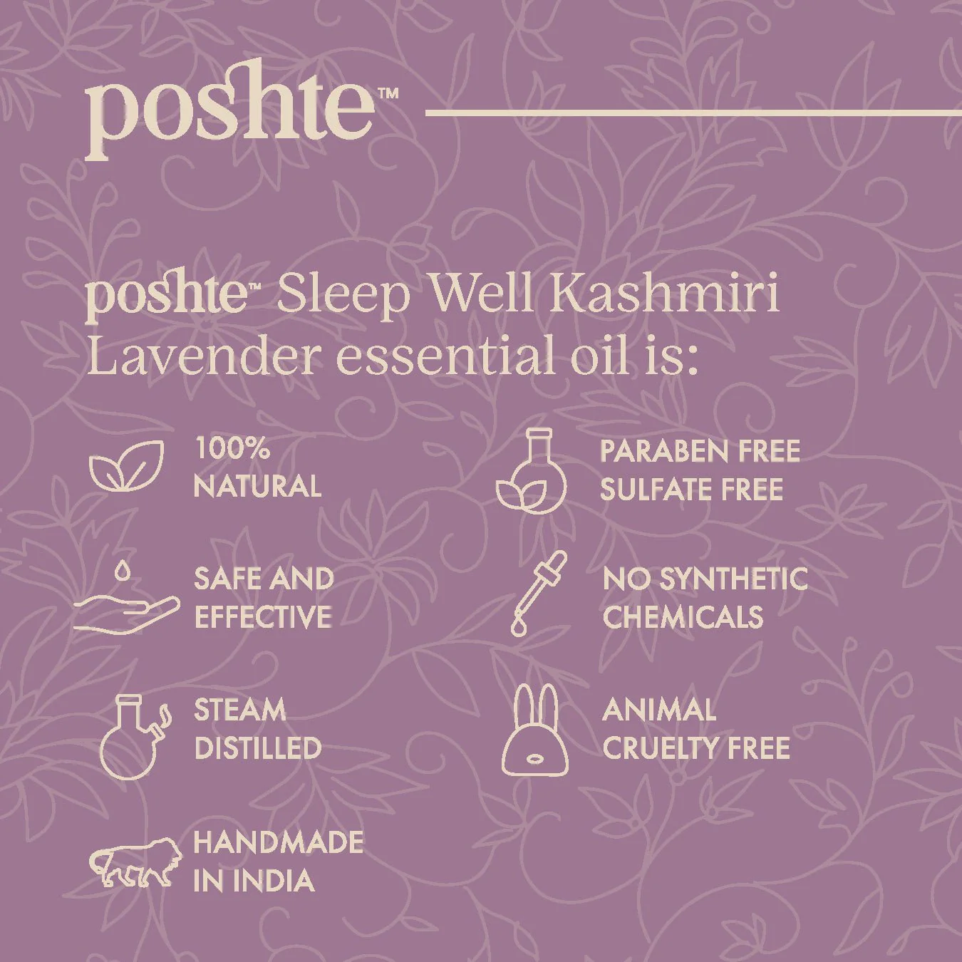 Sleep Well - Pure Kashmiri Lavender Essential Oil - 12ml - Image 3