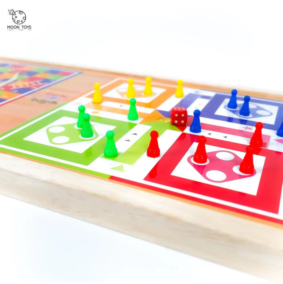 Slingo Wooden Board Game – Fastest Finger & Strategy Game for Kids - Image 3