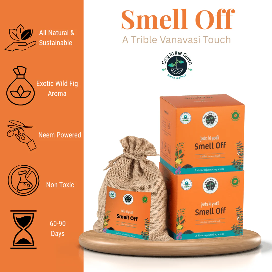 Smell Off Moisture Odor Absorber | Activated Charcoal Dehumidifier Bag - Image 2
