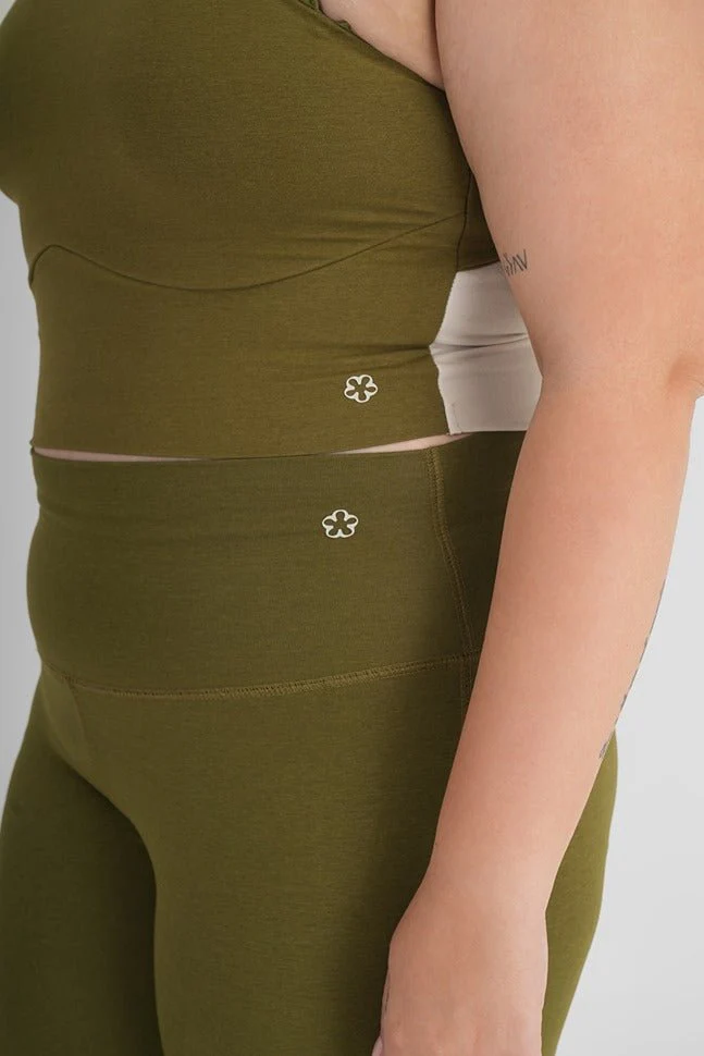 Snug Fit Athletic Olive Sports Tank | Stretchable Activewear - Image 8