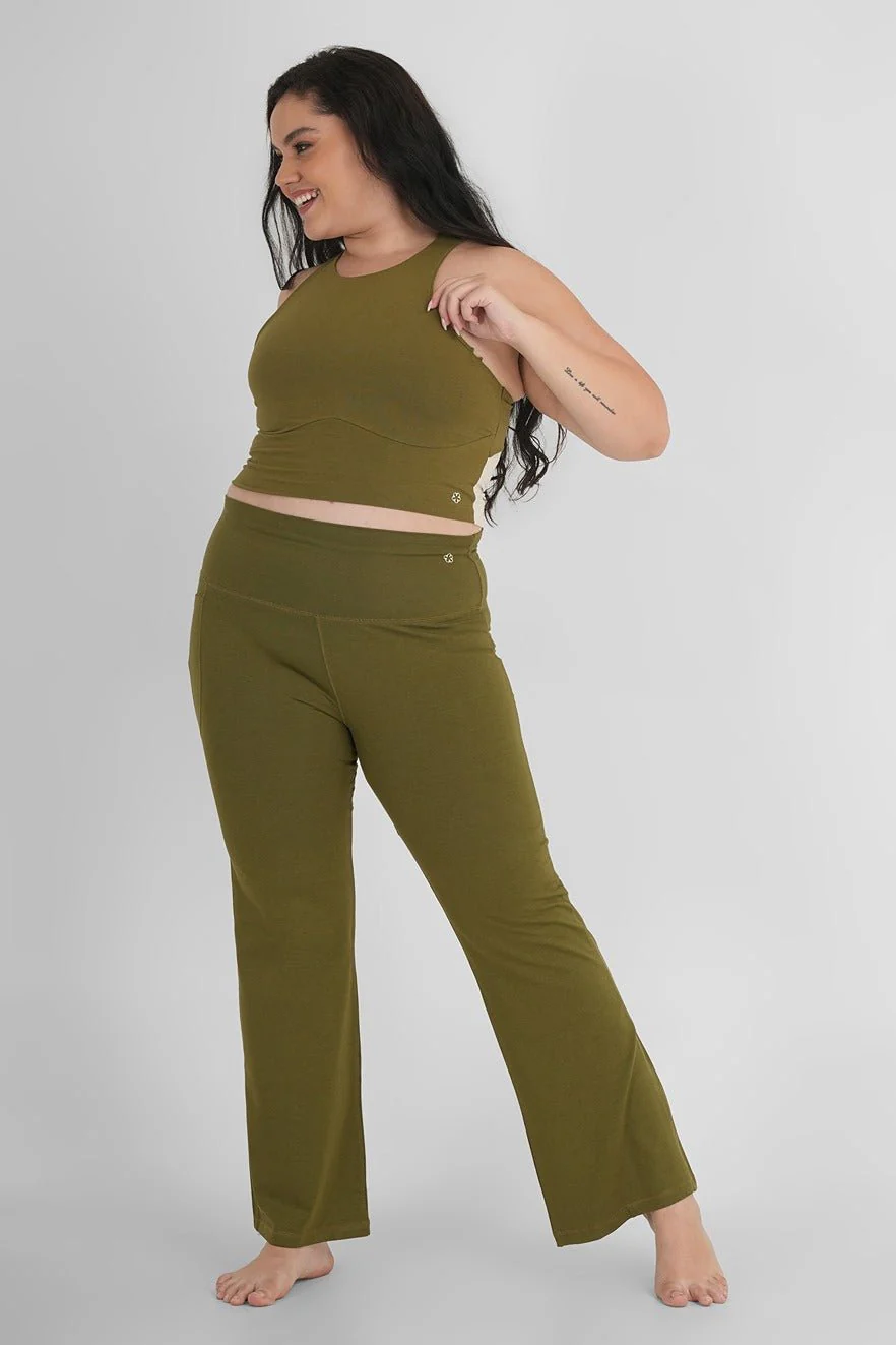 Snug Fit Athletic Olive Sports Tank | Stretchable Activewear - Image 9