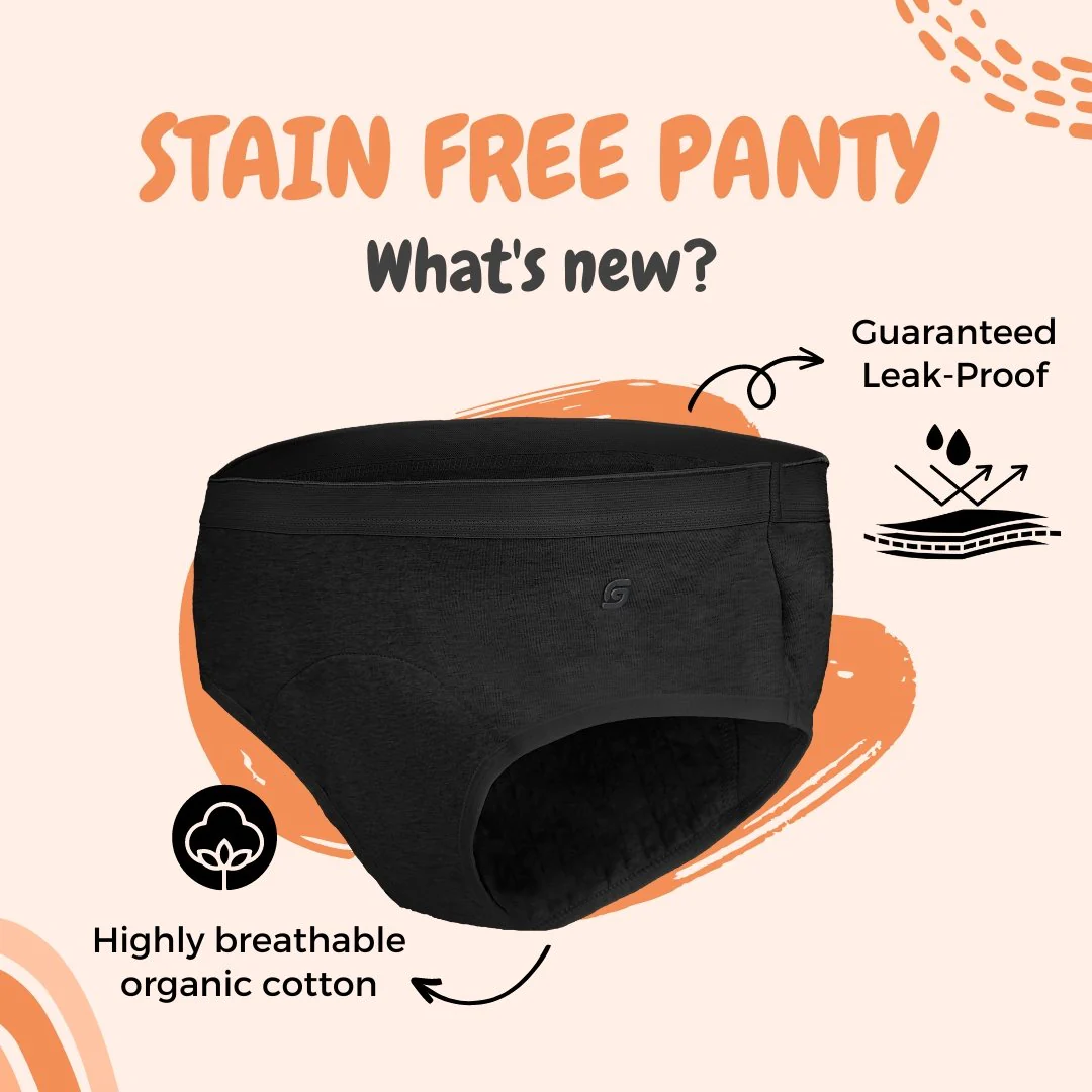 Organic Stain Free Period Panty (Hipster) - Image 6