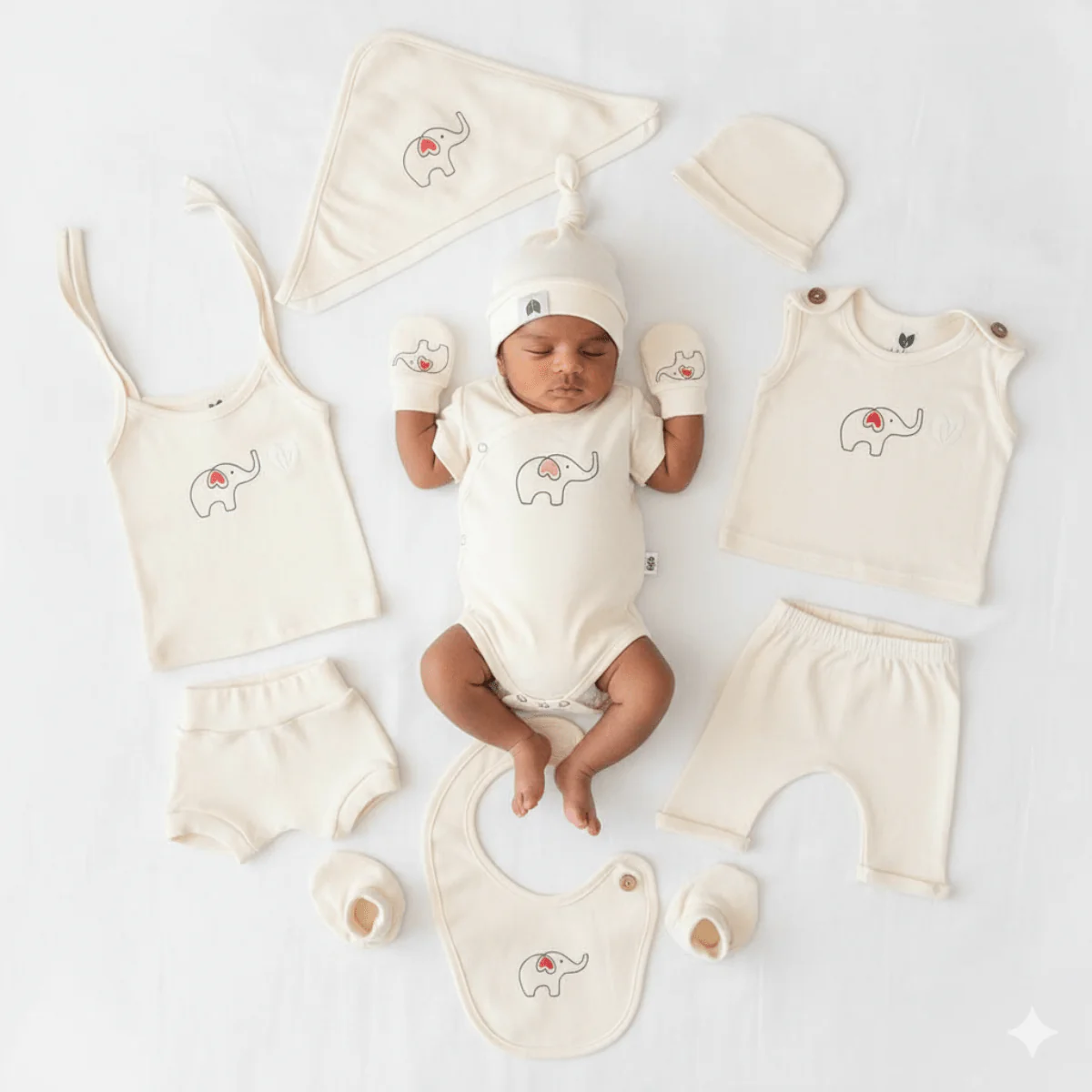 Soft Knitted Baby Wear Set of 10Pc – Comfortable Infant Clothing - Image 2