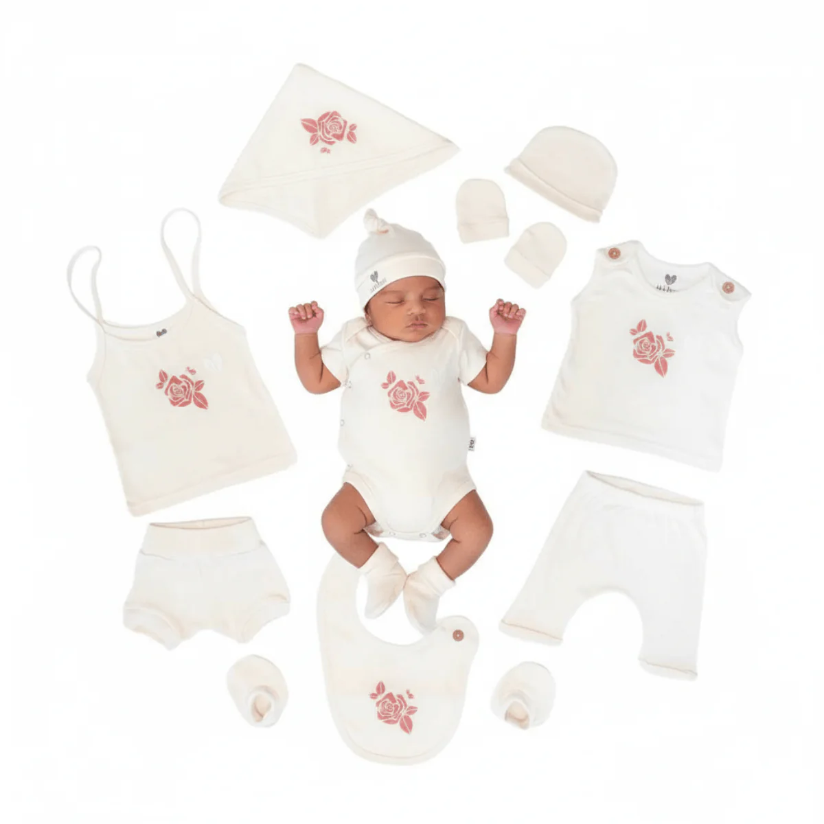 Soft Knitted Baby Wear Set of 10Pc – Comfortable Infant Clothing - Image 4
