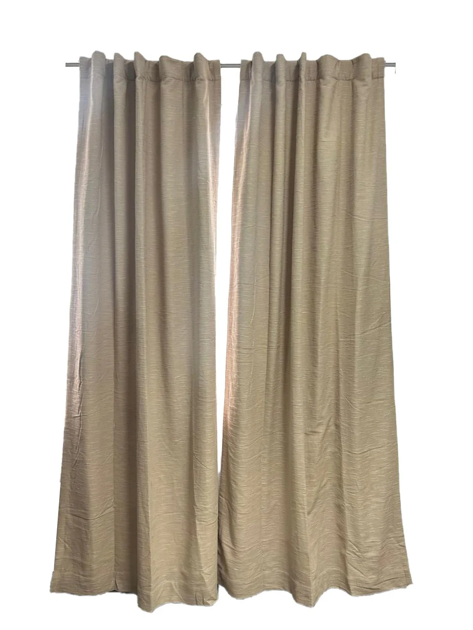 Soft Cotton Brown Curtains For Living & Bedroom | Window Drapes - Image 2