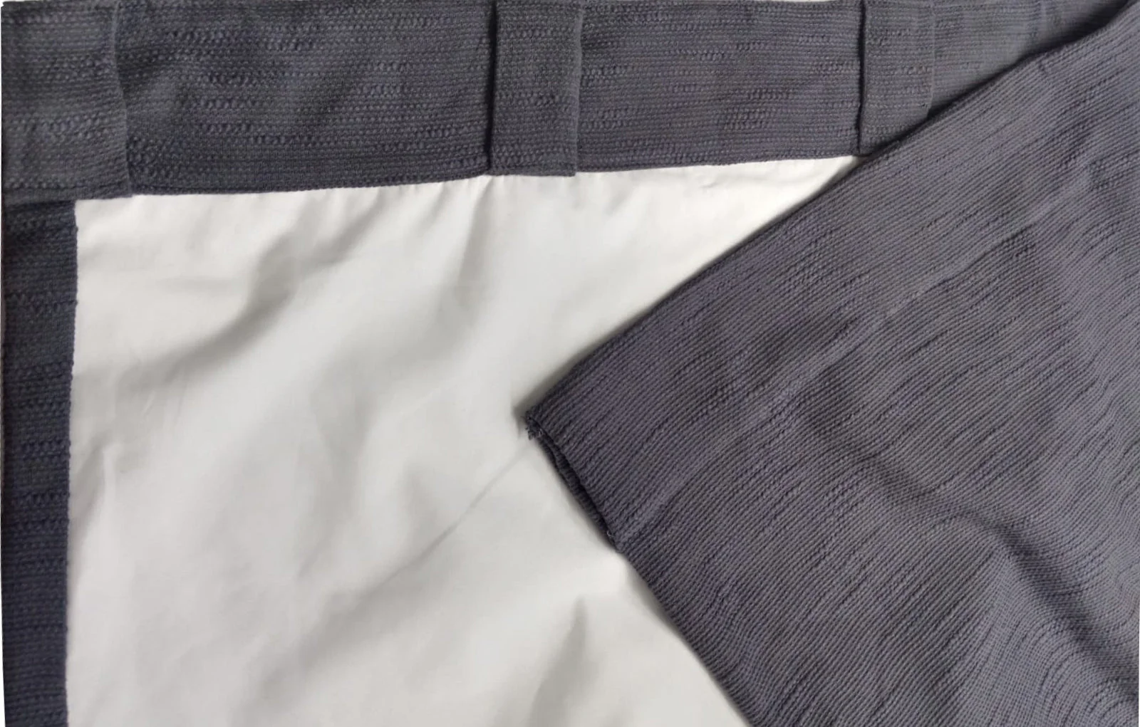Soft Cotton Black Curtains For Living & Bedroom | Window Drapes - Image 2