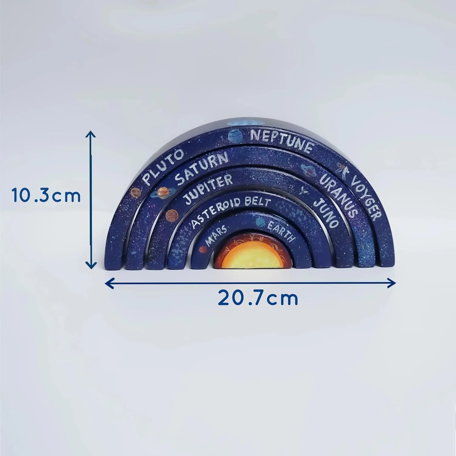 Solar System Wooden Stacker Toy - Image 2