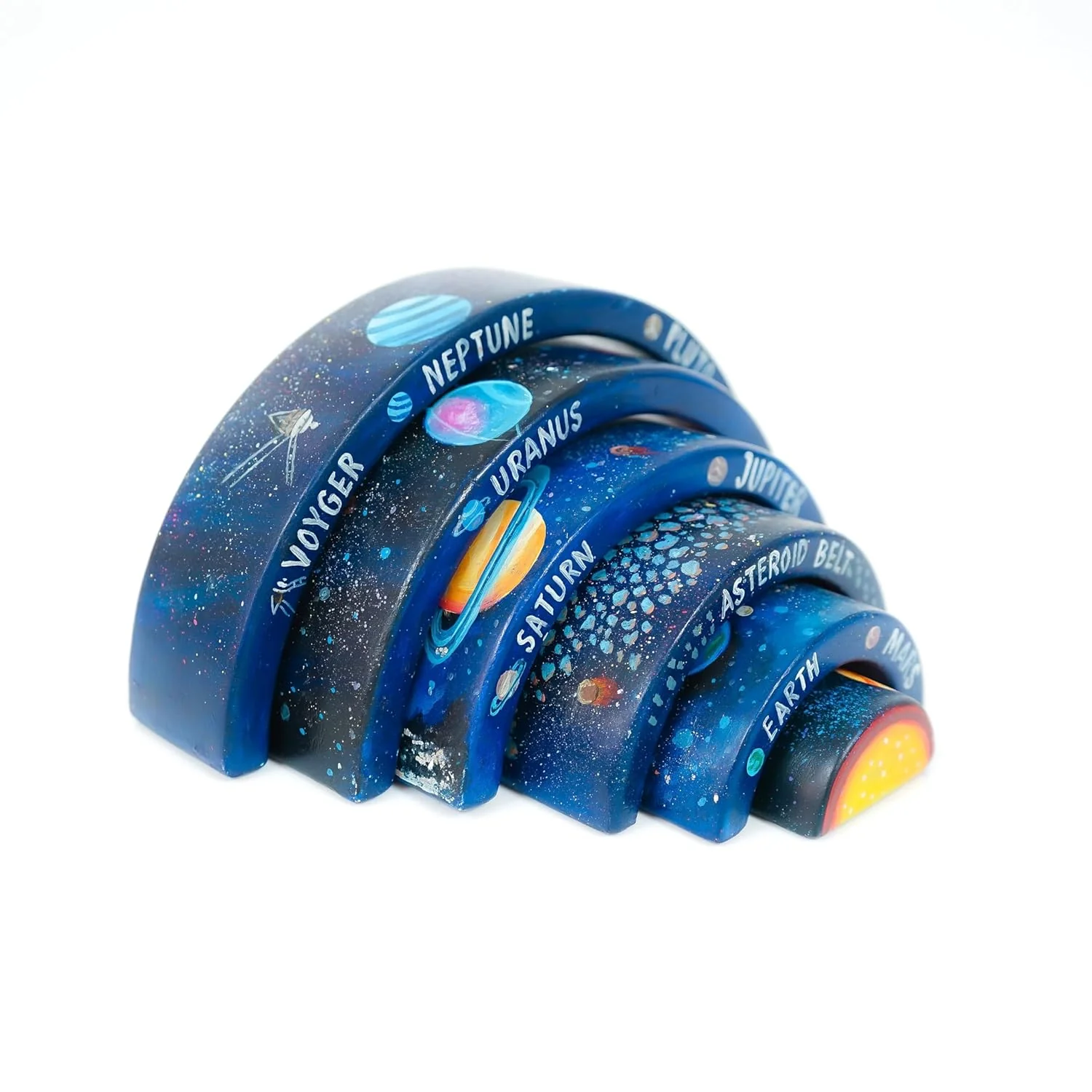 Solar System Wooden Stacker Toy - Image 3